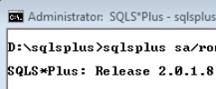 SQLS*Plus is several orders of magnitude better than SQL Server sqlcmd and osql command line tools