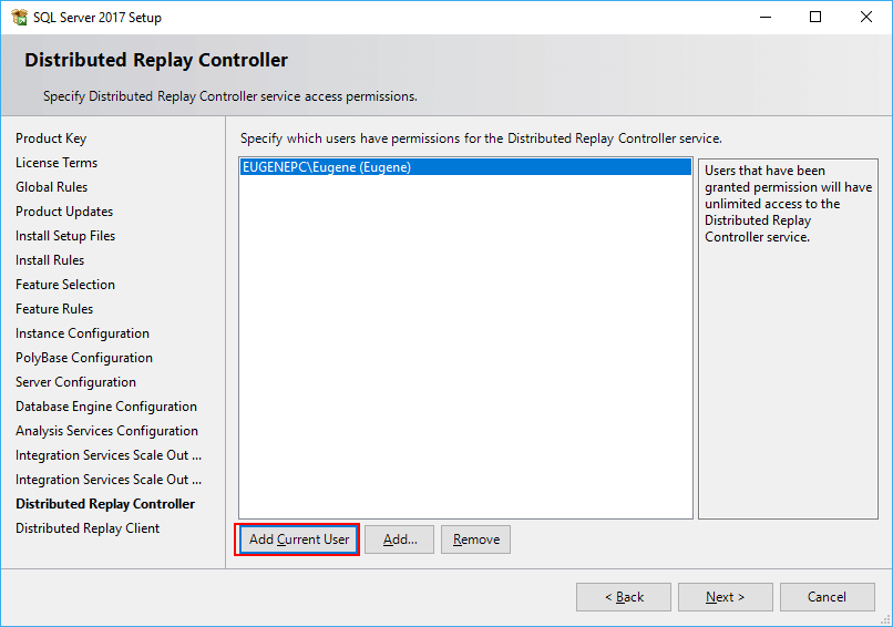 Distributed Replay Controller