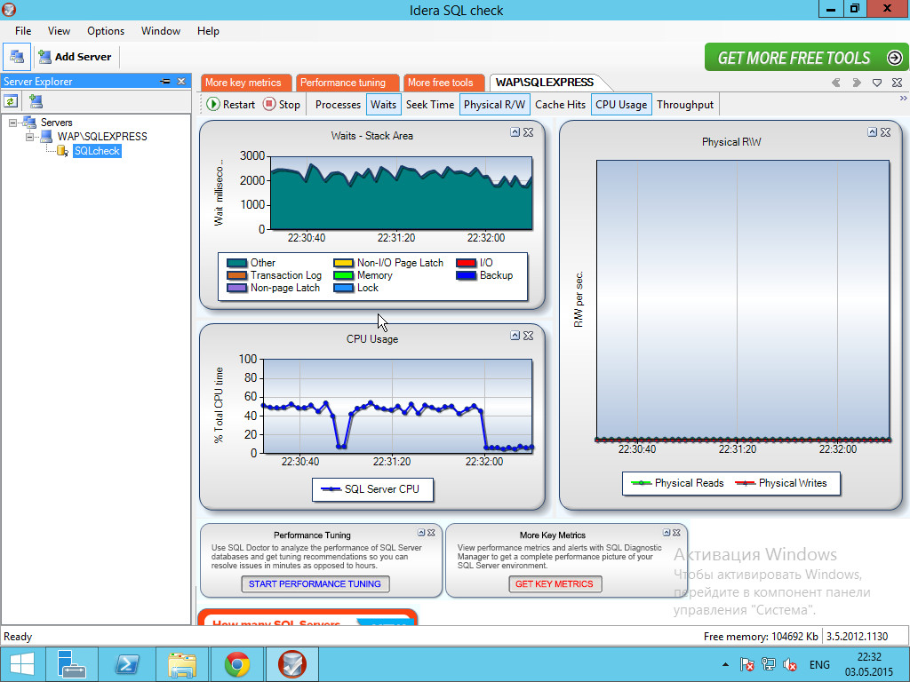 Idera SQL check