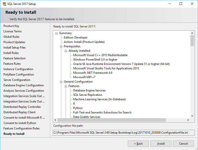 On all subsequent steps leave the default settings