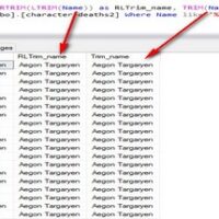 SQL RTRIM FUNCTION