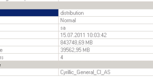 Large database size Distribution MS SQL Server