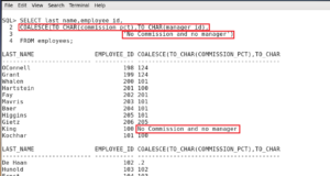 Coalesce sql описание