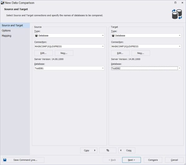 Comparison of databases