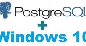Installing and configuring PostgreSQL 12 on Windows 10