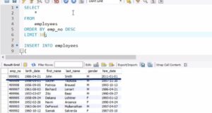 MySQL FROM statement