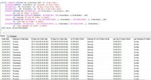 Oracle FIRST and LAST methods