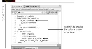 oracle apex sql statement separator