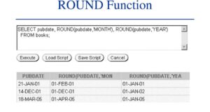 Oracle ROUND function (FOR DATE)