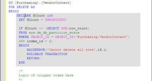 Trigger before delete in Oracle