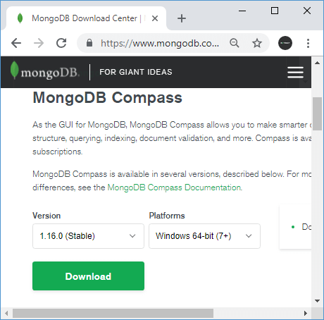 MongoDB Compass