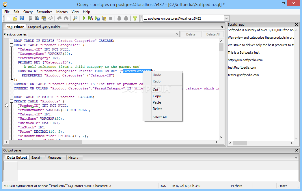 sql tools for postgresql