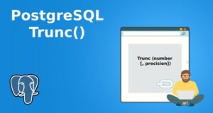 PostgreSQL trunc function