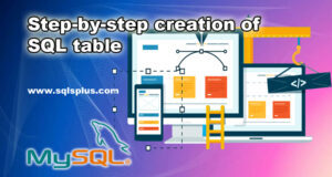 Step-by-step creation of SQL table