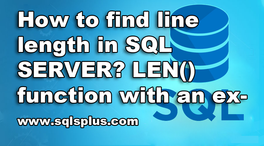 sql server data length